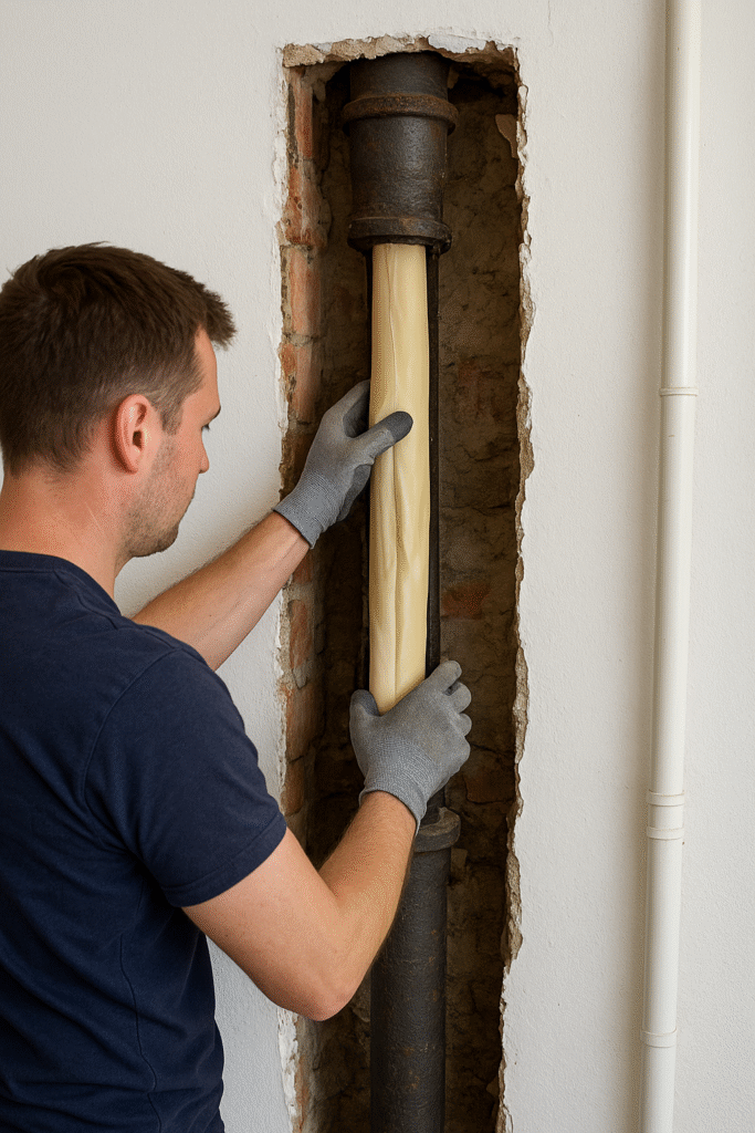 mand der renoverer en faldstamme