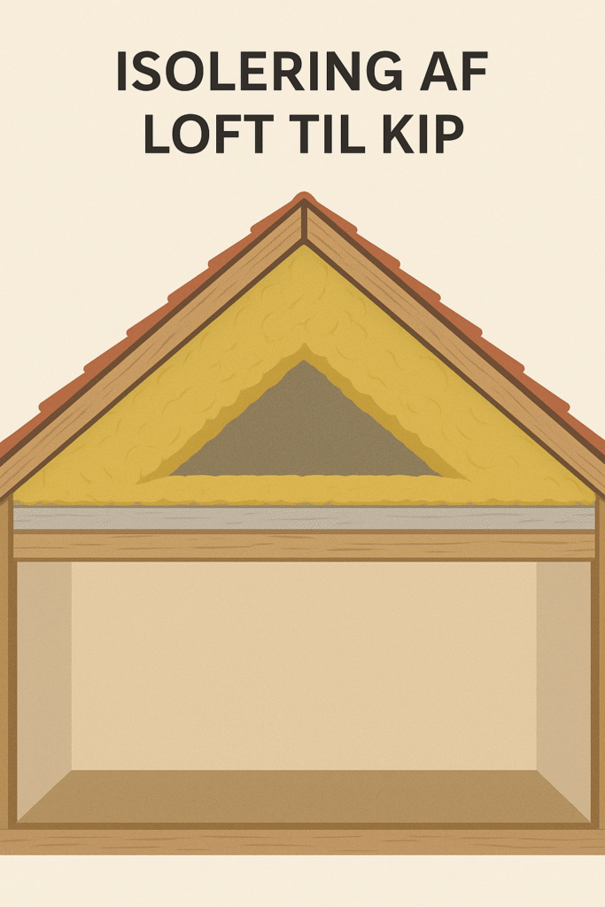 guide isolering af loft til kip